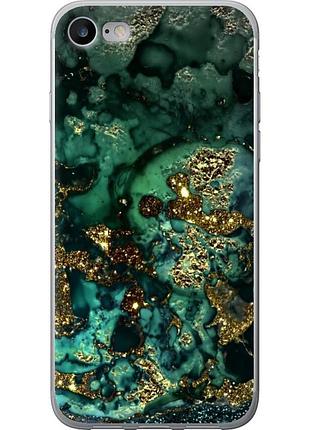 Чохол силіконовий на телефон iphone se 2022 мармур золото багатство "5419u-3737-58250"