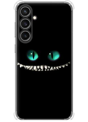 Чохол силіконовий протиударний с посиленими кутами на телефон samsung galaxy s23 fe чеширський кіт "689sp-3136-58250"