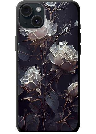 Чохол tpu на телефон iphone 15 plus троянди 2 "5550b-3097-58250"