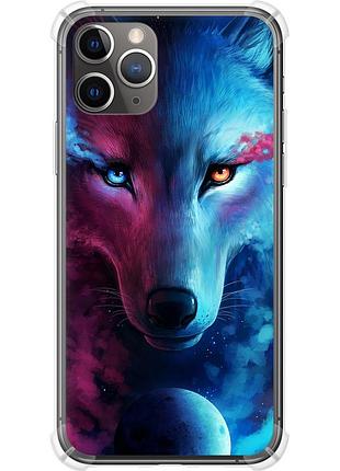 Чехол силикон с усиленными углами на телефон iphone 11 pro max арт-волк "3999sp-1723-58250"