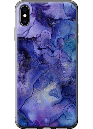 Чехол силиконовый на телефон iphone xs max мрамор 7 "4802u-1557-58250"