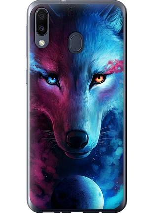 Чехол силиконовый на телефон samsung galaxy m20 арт-волк "3999u-1660-58250"