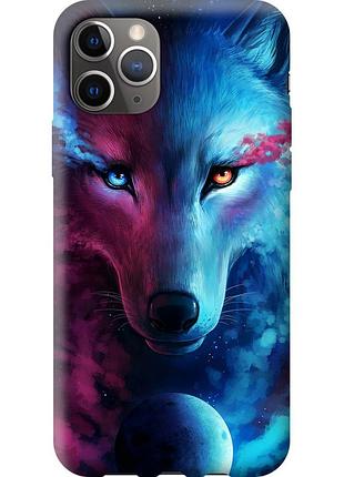 Чехол силиконовый на телефон iphone 11 pro max арт-волк "3999u-1723-58250"