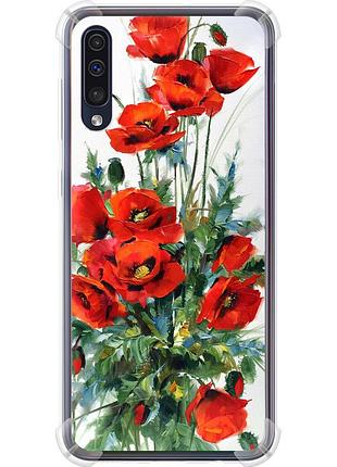 Чохол силіконовий протиударний с посиленими кутами на телефон samsung galaxy a50 2019 a505f маки "523sp-1668-58250"