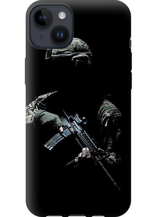 Чехол силиконовый патриотический на телефон iphone 14 plus защитник v3 "5226u-2645-58250"