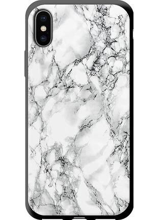 Чохол tpu на телефон iphone x мармур білий "4480b-1050-58250"