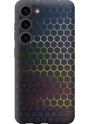 Чохол силіконовий на телефон samsung galaxy s23 соти, які переливаються "498u-2907-58250"