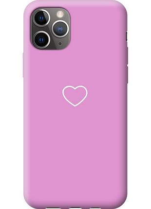 Чохол силіконовий на телефон iphone 11 pro max серце 2 "4863u-1723-58250"