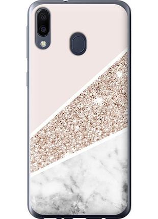 Чехол силиконовый на телефон samsung galaxy m20 пастельный мрамор "4342u-1660-58250"