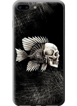 Чехол силиконовый на телефон iphone 7 plus рыбо-человек "683u-337-58250"