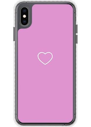 Чехол чехол bumper на телефон iphone xs max сердце 2 "4863pc-1557-58250"