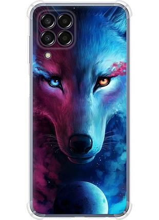 Чехол силикон с усиленными углами на телефон samsung galaxy m33 m336b арт-волк "3999sp-2633-58250"