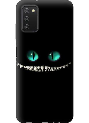 Чохол 2d пластиковий на телефон samsung galaxy a03s a037f чеширський кіт "689t-2381-58250"