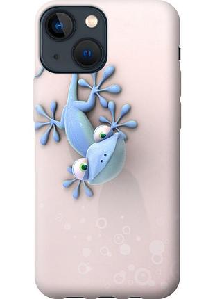 Чехол 2d пластиковый на телефон iphone 13 mini геккончик "1094t-2373-58250"