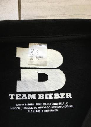 Кофта свитшот justin bieber x h&m stadium tour sweater 4