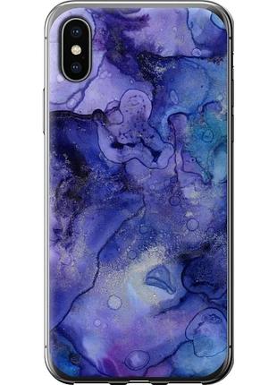 Чехол силиконовый на телефон iphone x мрамор 7 "4802u-1050-58250"