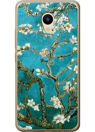 Чохол 2d пластиковий на телефон meizu m5 вінсент ван гог. сакура "841t-420-58250"