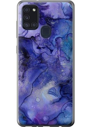 Чохол 2d пластиковий на телефон samsung galaxy a21s a217f мармур 7 "4802t-1943-58250"