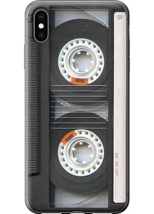 Чохол силіконовий на телефон iphone xs max касета "876u-1557-58250"