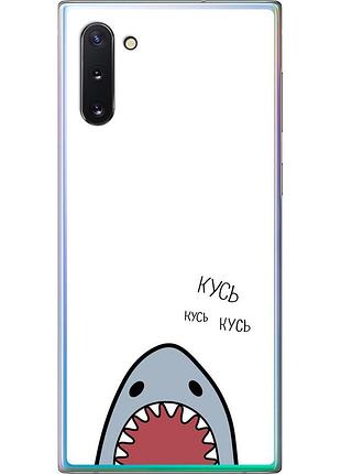 Чохол 2d пластиковий на телефон samsung galaxy note 10 акула "4870t-1718-58250"