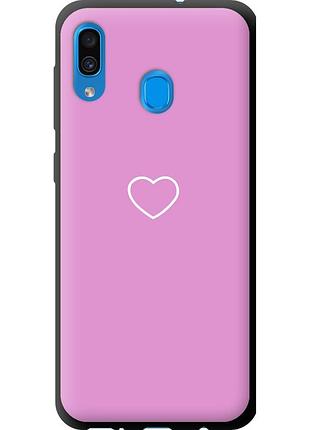 Чехол tpu на телефон samsung galaxy a20 2019 a205f сердце 2 "4863b-1761-58250"
