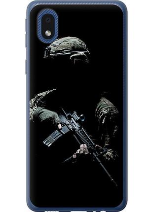 Чехол силиконовый патриотический на телефон samsung galaxy a01 core a013f защитник v3 "5226u-2065-58250"