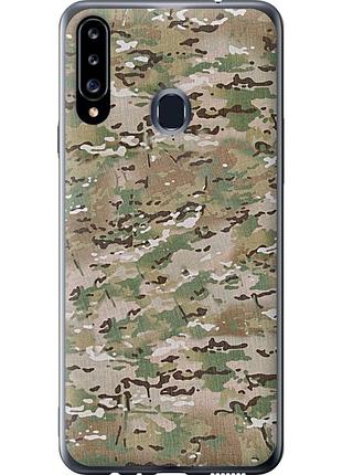 Чехол силиконовый на телефон samsung galaxy a20s a207f камуфляж v5 "1201u-1775-58250"