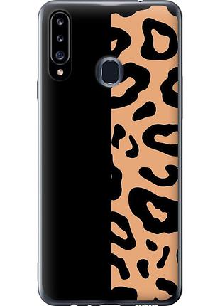 Чохол 2d пластиковий на телефон samsung galaxy a20s a207f плями леопарда "4269t-1775-58250"