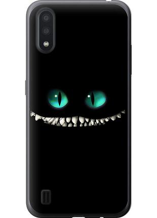 Чохол силіконовий на телефон samsung galaxy a01 a015f чеширський кіт "689u-1842-58250"