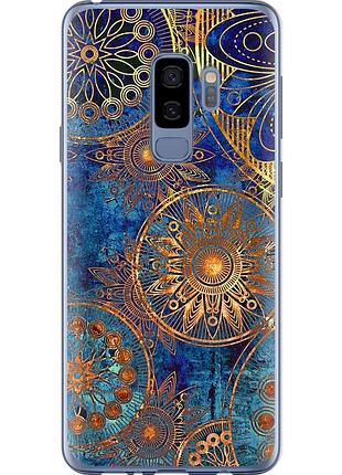 Чохол силіконовий на телефон samsung galaxy s9 plus золотий візерунок "678u-1365-58250"