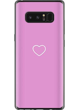 Чехол 2d пластиковый на телефон samsung galaxy note 8 сердце 2 "4863t-1020-58250"
