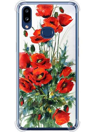 Чохол силіконовий протиударний с посиленими кутами на телефон samsung galaxy a10s a107f маки "523sp-1776-58250"