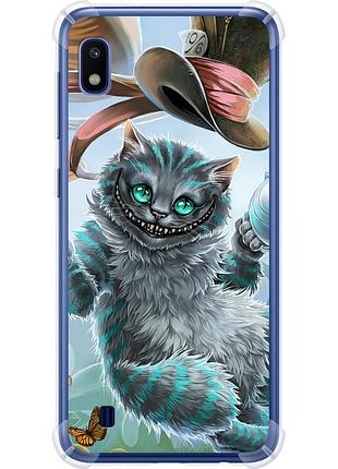 Чехол силикон с усиленными углами на телефон samsung galaxy a10 2019 a105f чеширский кот 2 "3993sp-1671-58250"