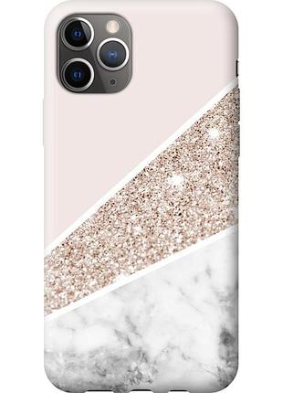 Чохол силіконовий на телефон iphone 11 pro max пастельний мармур "4342u-1723-58250"