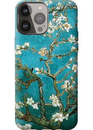 Чохол силіконовий на телефон iphone 13 pro max вінсент ван гог. сакура "841u-2371-58250"