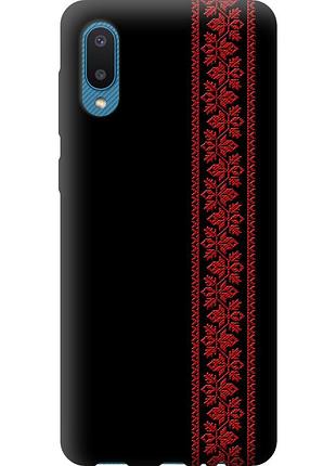 Чохол 2d пластиковий на телефон samsung galaxy a02 a022g вишиванка 53 "2041t-2260-58250"
