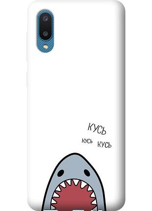 Чохол 2d пластиковий на телефон samsung galaxy a02 a022g акула "4870t-2260-58250"