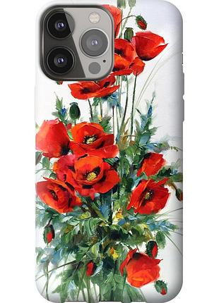 Чохол силіконовий на телефон iphone 13 pro max маки "523u-2371-58250"