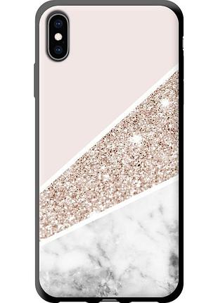 Чохол tpu на телефон iphone xs max пастельний мармур "4342b-1557-58250"