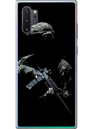 Чехол 2d пластиковый патриотический на телефон samsung galaxy note 10 plus защитник v3 "5226t-1756-58250"