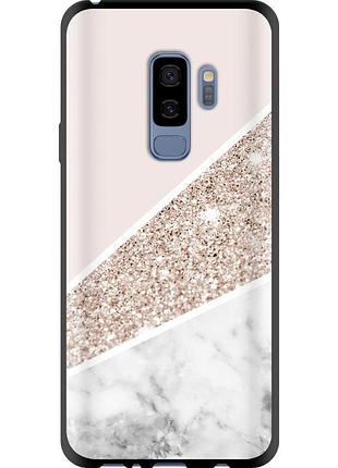 Чехол tpu на телефон samsung galaxy s9 plus пастельный мрамор "4342b-1365-58250"