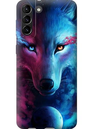 Чехол 2d пластиковый на телефон samsung galaxy s21 plus арт-волк "3999t-2115-58250"