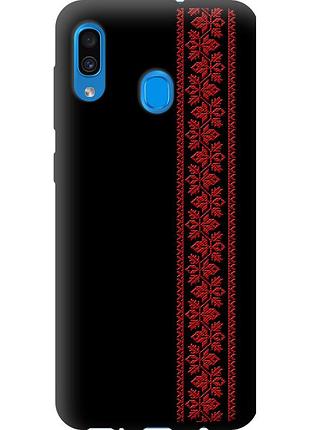 Чехол tpu на телефон samsung galaxy a20 2019 a205f вышиванка 53 "2041b-1761-58250"