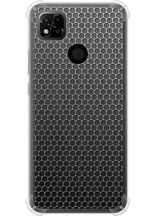 Чехол силикон с усиленными углами на телефон xiaomi redmi 9c ячейки "243sp-2035-58250"