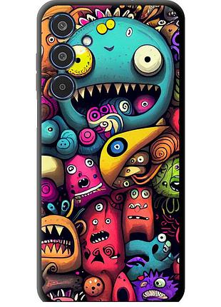 Чехол tpu на телефон samsung galaxy m35 5g cмешные монстры "5549b-3738-58250"