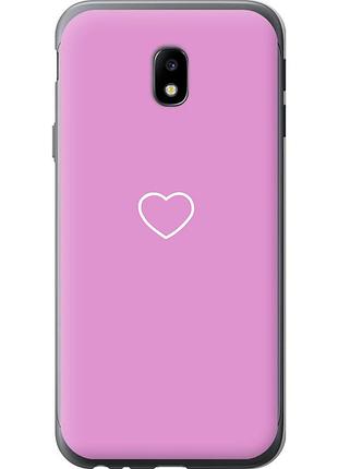 Чехол силиконовый на телефон samsung galaxy j3 (2017) сердце 2 "4863u-650-58250"