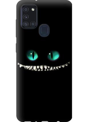 Чохол tpu на телефон samsung galaxy a21s a217f чеширський кіт "689b-1943-58250"