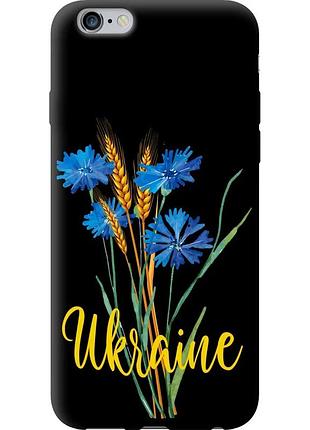 Чохол tpu патріотичний на телефон iphone 6s plus ukraine v2 "5445b-91-58250"