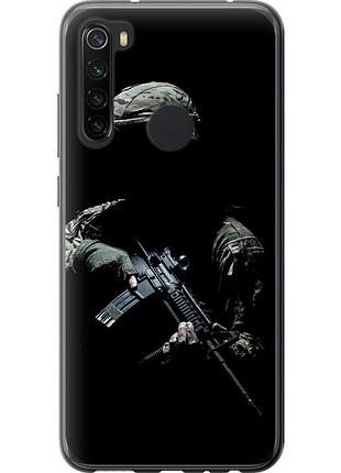 Чохол 2d пластиковий патріотичний на телефон xiaomi redmi note 8 захисник v3 "5226t-1787-58250"