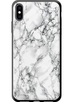 Чохол tpu на телефон iphone xs max мармур білий "4480b-1557-58250"